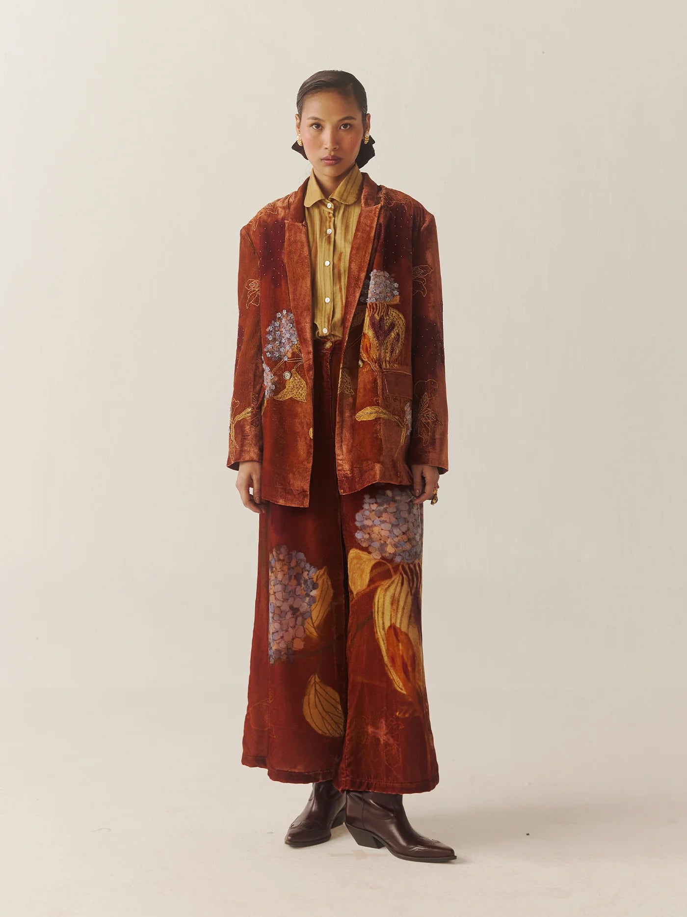 Oversized Foliage Blazer