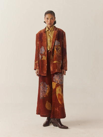 Oversized Foliage Blazer